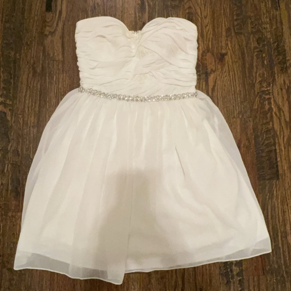City Studio White Dress, Size 5